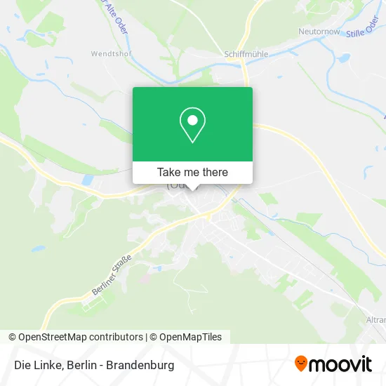 Карта Die Linke