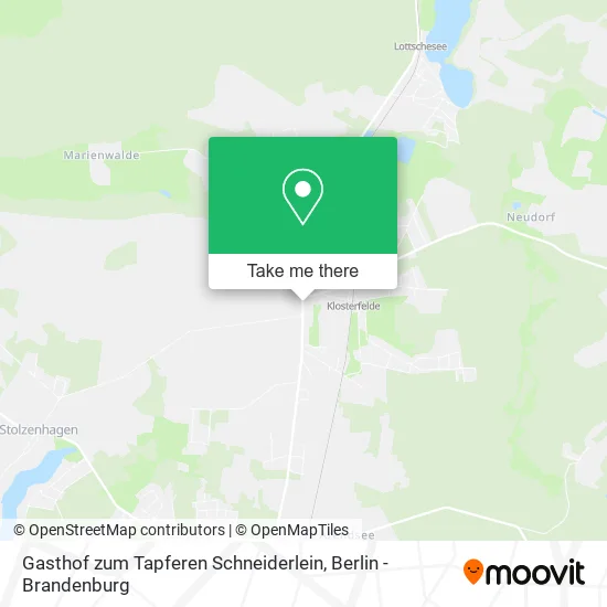 Карта Gasthof zum Tapferen Schneiderlein