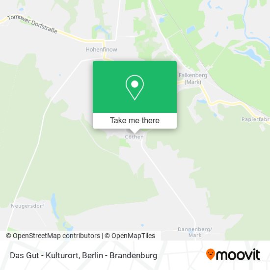 Das Gut - Kulturort map