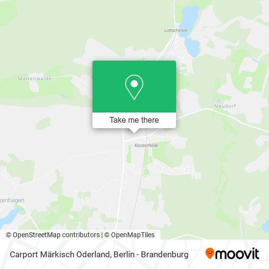Carport Märkisch Oderland map