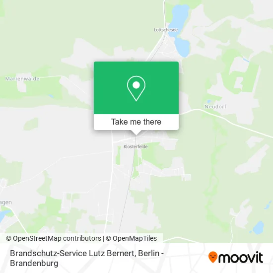Карта Brandschutz-Service Lutz Bernert