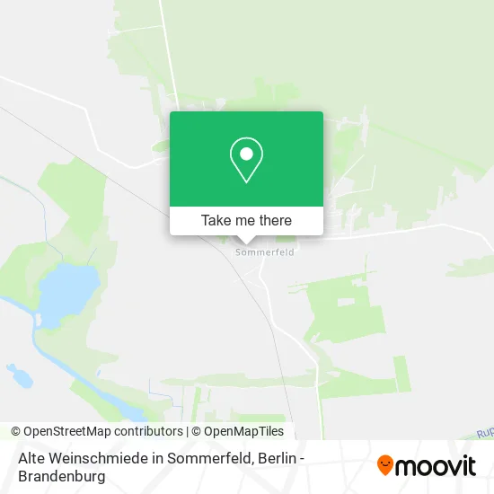 Карта Alte Weinschmiede in Sommerfeld