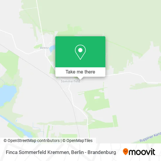 Finca Sommerfeld Kremmen map