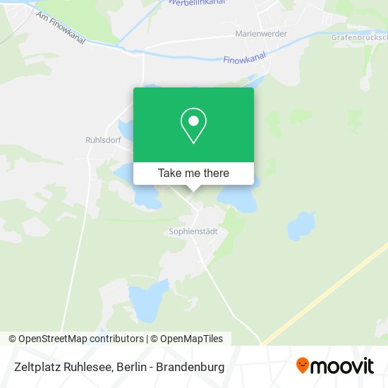 Zeltplatz Ruhlesee map