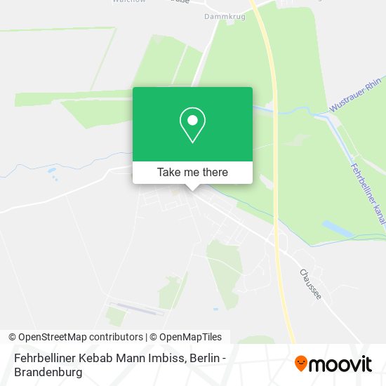 Fehrbelliner Kebab Mann Imbiss map