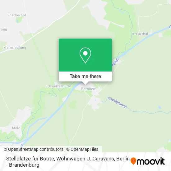 Карта Stellplätze für Boote, Wohnwagen U. Caravans