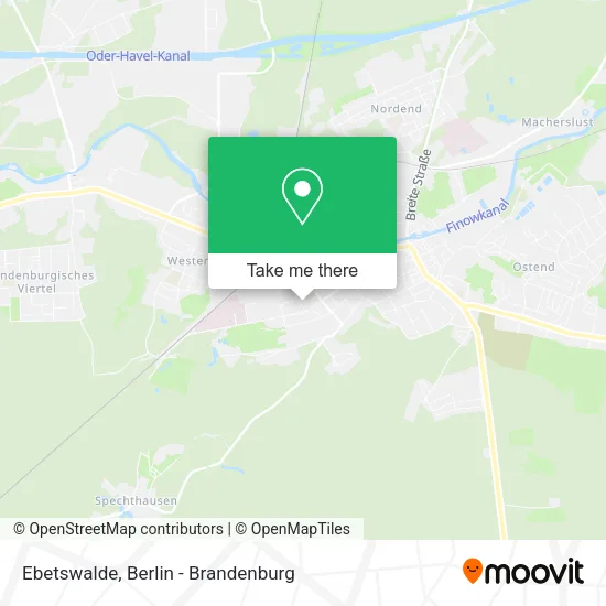 Карта Ebetswalde