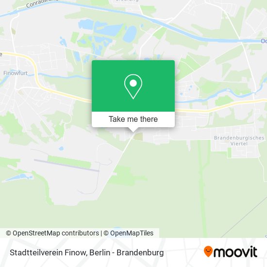 Stadtteilverein Finow map