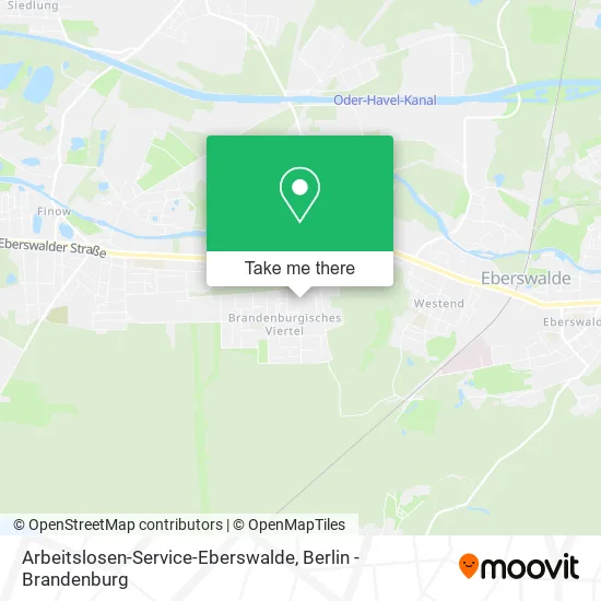 Карта Arbeitslosen-Service-Eberswalde