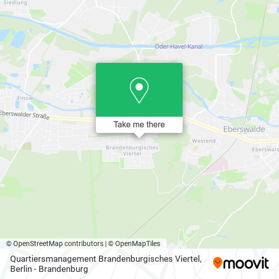 Quartiersmanagement Brandenburgisches Viertel map