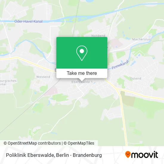 Карта Poliklinik Eberswalde