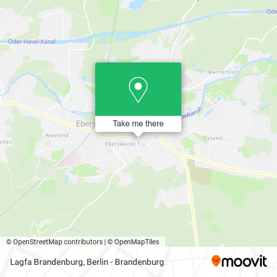 Карта Lagfa Brandenburg