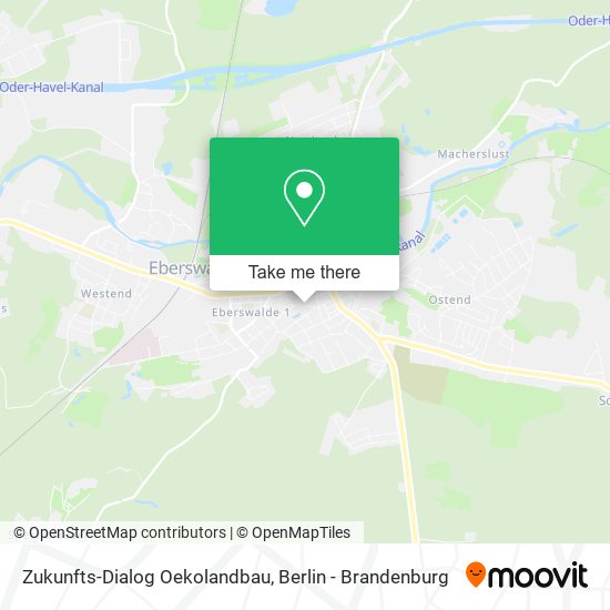 Zukunfts-Dialog Oekolandbau map
