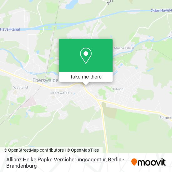 Allianz Heike Päpke Versicherungsagentur map