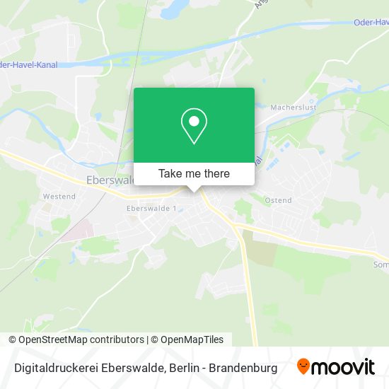 Карта Digitaldruckerei Eberswalde