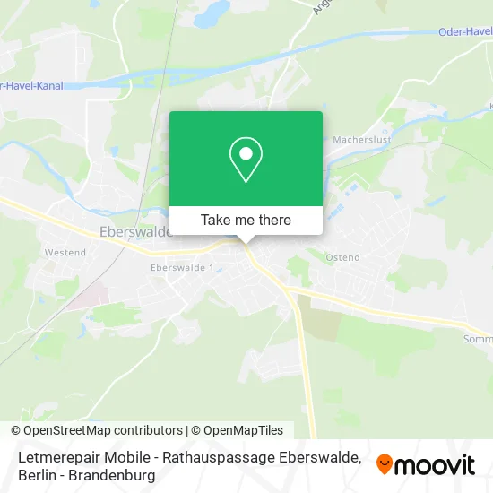 Letmerepair Mobile - Rathauspassage Eberswalde map