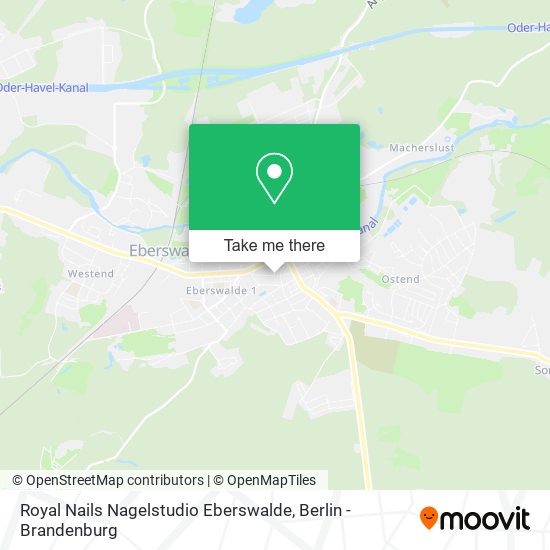 Royal Nails Nagelstudio Eberswalde map