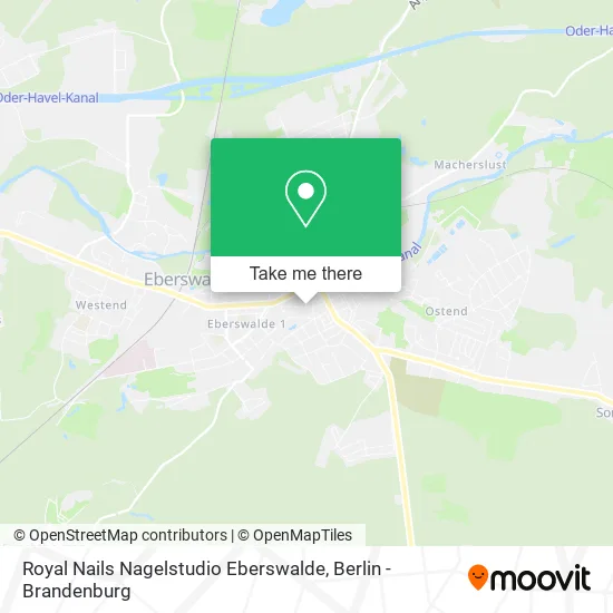 Карта Royal Nails Nagelstudio Eberswalde