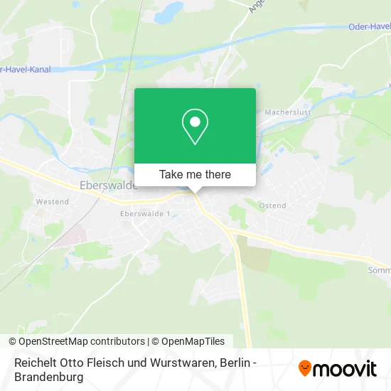 Карта Reichelt Otto Fleisch und Wurstwaren