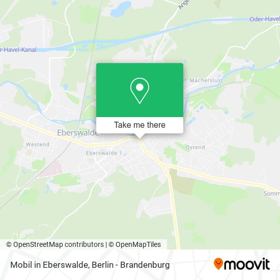 Mobil in Eberswalde map
