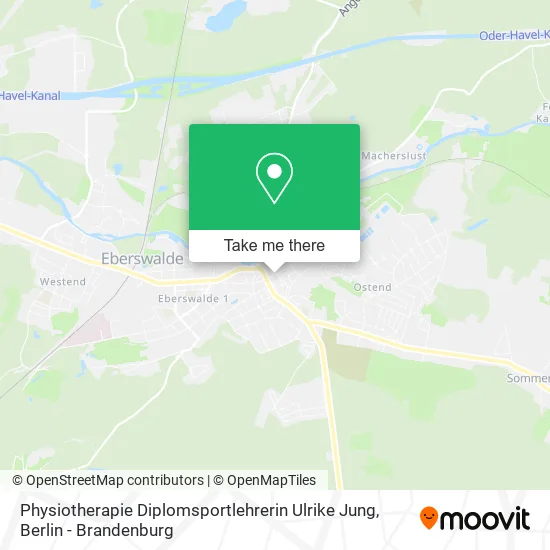 Карта Physiotherapie Diplomsportlehrerin Ulrike Jung