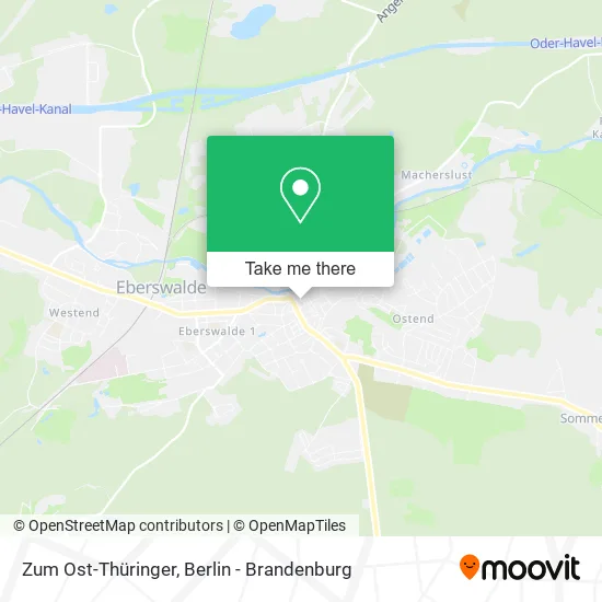 Карта Zum Ost-Thüringer