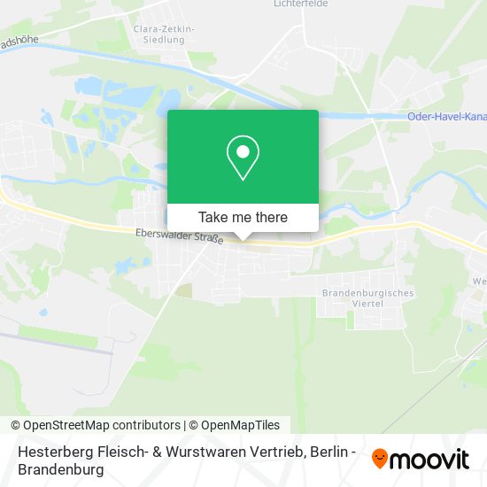 Hesterberg Fleisch- & Wurstwaren Vertrieb map