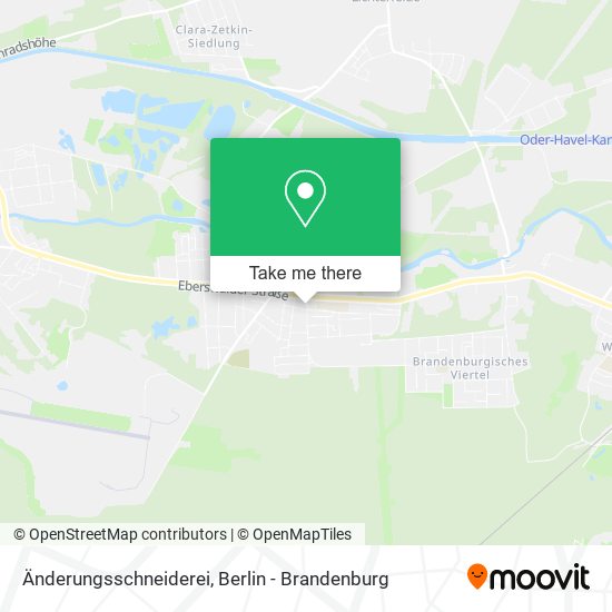 Änderungsschneiderei map