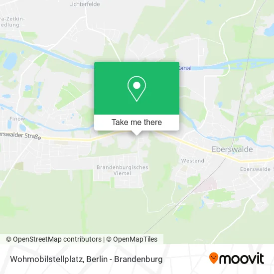 Wohmobilstellplatz map