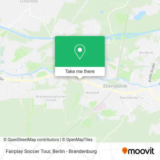 Fairplay Soccer Tour map