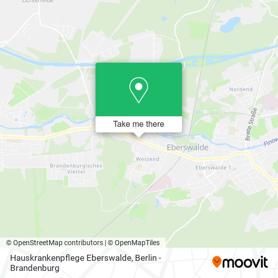 Hauskrankenpflege Eberswalde map