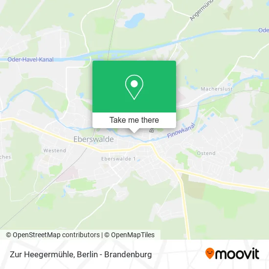 Карта Zur Heegermühle