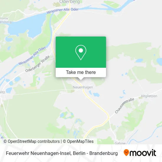 Feuerwehr Neuenhagen-Insel map