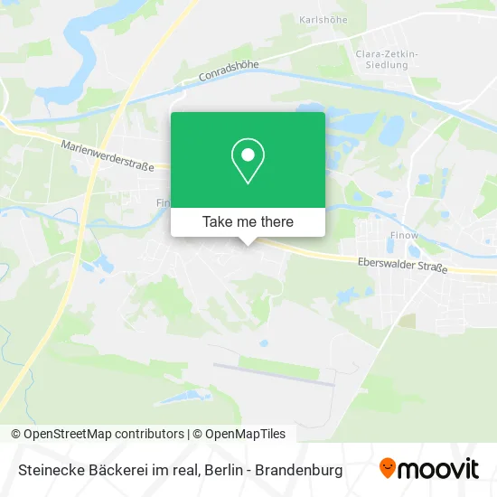 Карта Steinecke Bäckerei im real