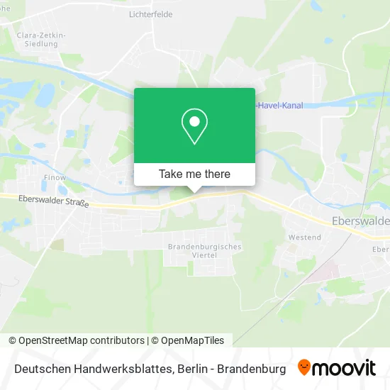 Карта Deutschen Handwerksblattes