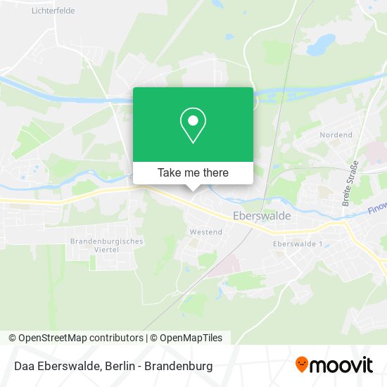 Daa Eberswalde map