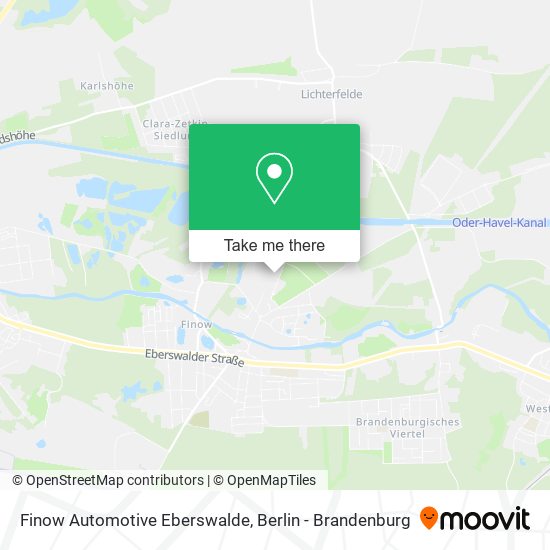 Finow Automotive Eberswalde map