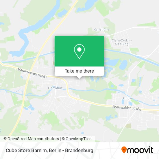 Cube Store Barnim map