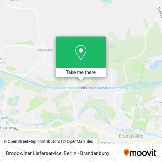 Brodowiner Lieferservice map