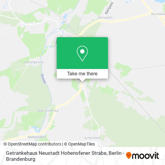 Карта Getrankehaus Neustadt Hohenofener Strabe