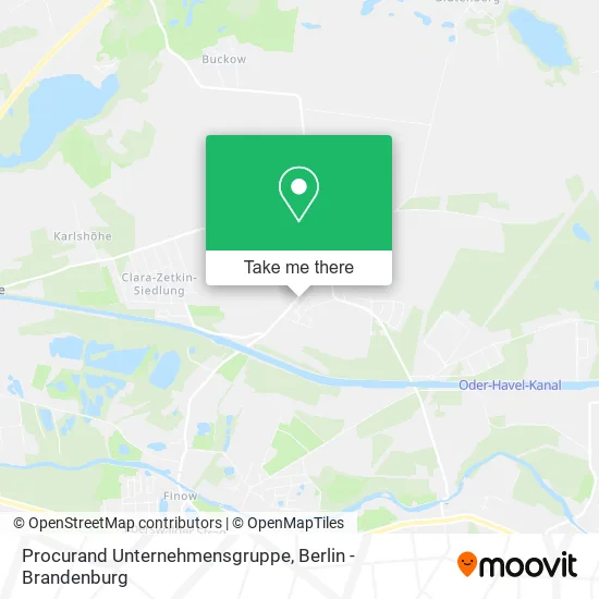 Карта Procurand Unternehmensgruppe