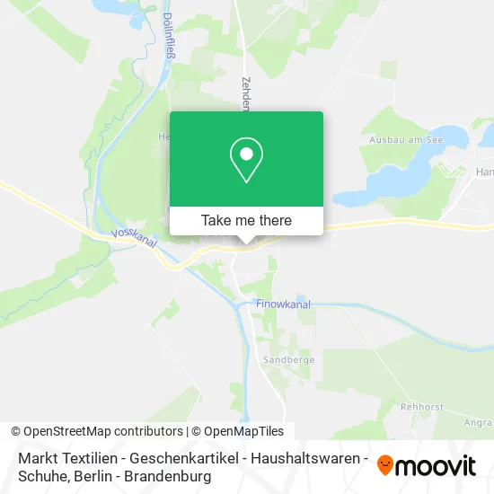 Карта Markt Textilien - Geschenkartikel - Haushaltswaren - Schuhe