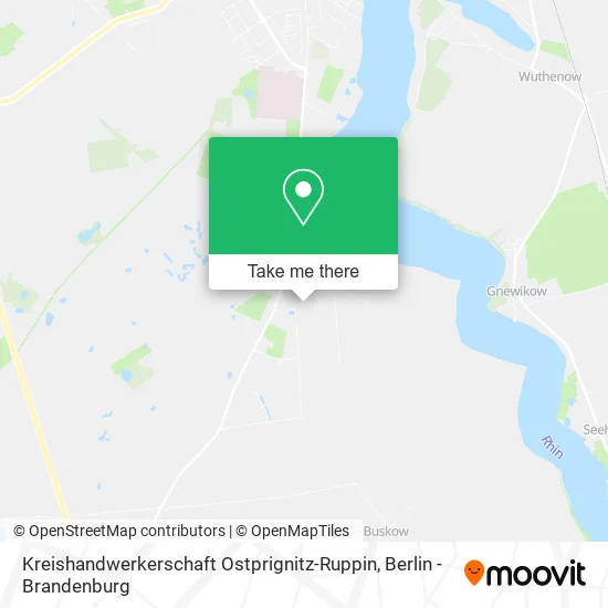 Карта Kreishandwerkerschaft Ostprignitz-Ruppin