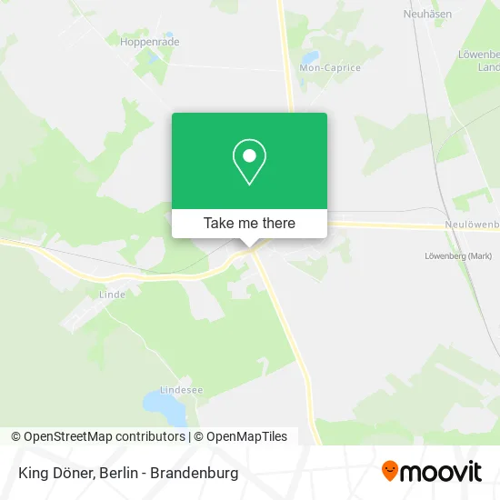 King Döner map