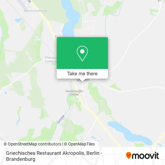 Карта Griechisches Restaurant Akropolis