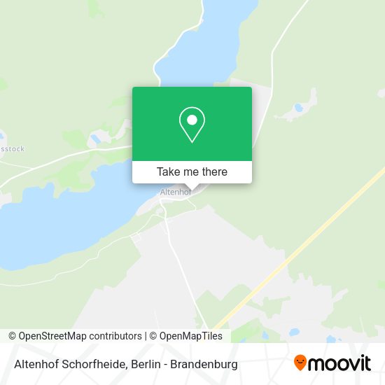 Altenhof Schorfheide map