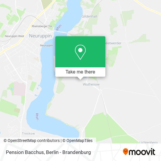 Pension Bacchus map