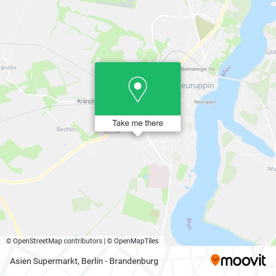 Asien Supermarkt map