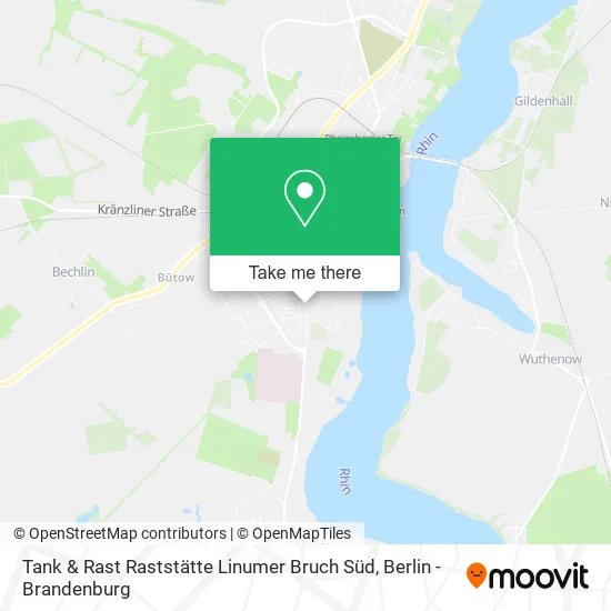 Карта Tank & Rast Raststätte Linumer Bruch Süd