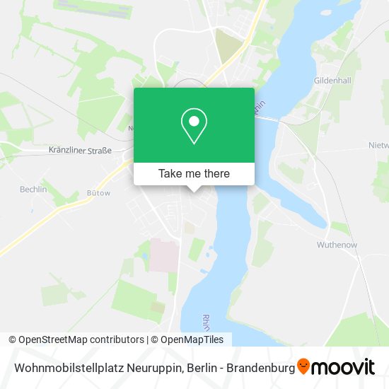 Wohnmobilstellplatz Neuruppin map